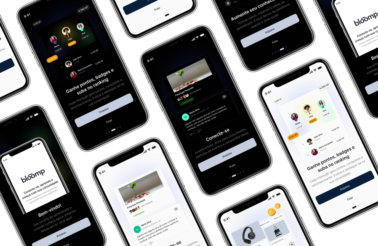Bloomp — design system overview